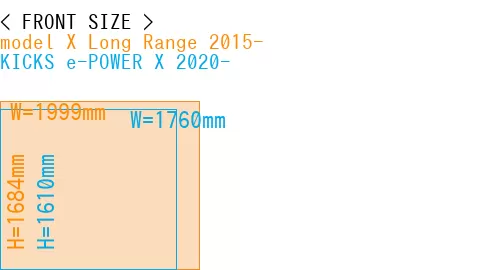 #model X Long Range 2015- + KICKS e-POWER X 2020-